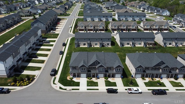 drone / aerial view featuring a residential view