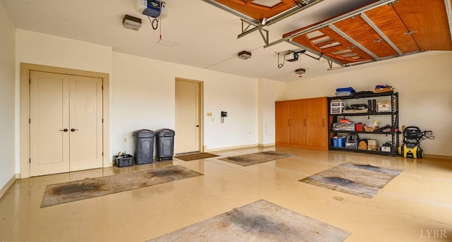 1209 Sycamore Creek Dr, Goode, VA 24556 - garage with baseboards and a garage door opener