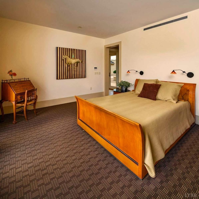 1209 Sycamore Creek Dr, Goode, VA 24556 - bedroom with dark carpet and baseboards