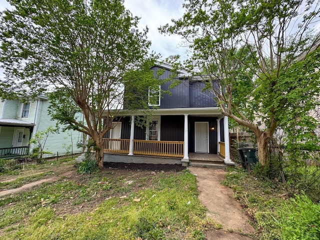 1305 Campbell Ave, Lynchburg, VA 24501 - view of front of home featuring a porch and fence