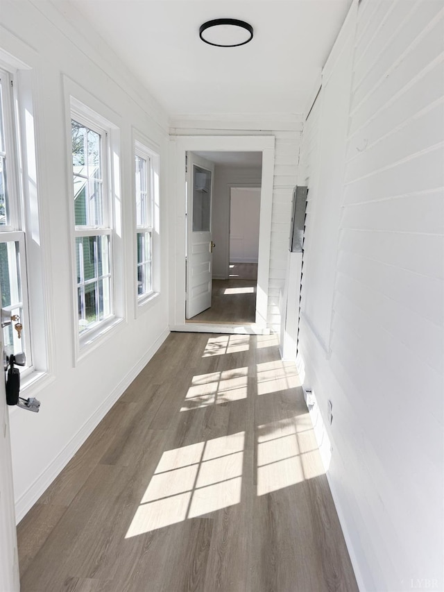 1305 Campbell Ave, Lynchburg, VA 24501 - hallway featuring wood finished floors and baseboards
