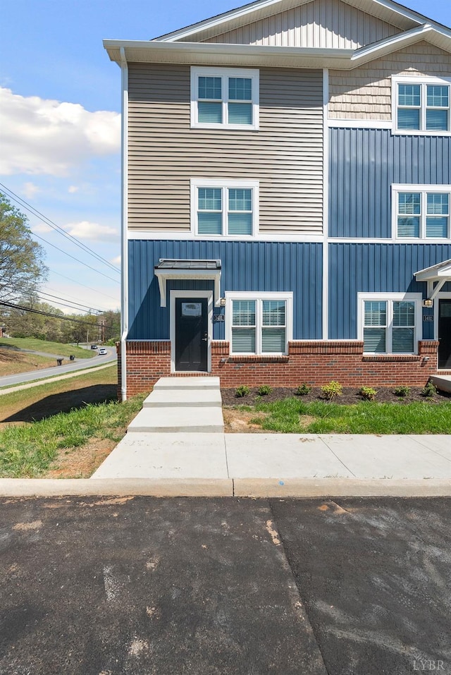 21 Zags Ln, Lynchburg, VA 24502 - view of front of home featuring brick siding and board and batten siding