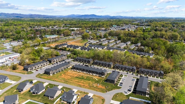 21 Zags Ln, Lynchburg, VA 24502 - aerial overview of property's location featuring a mountain backdrop