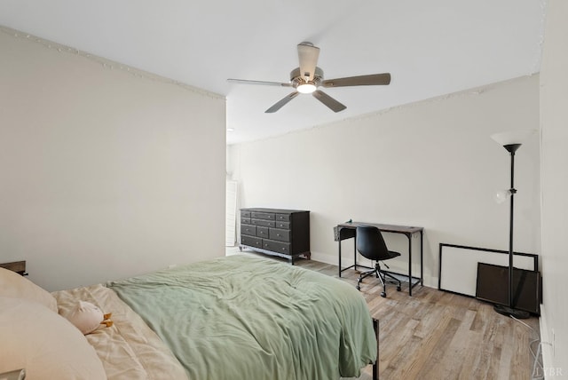 21 Zags Ln, Lynchburg, VA 24502 - bedroom with wood finished floors and ceiling fan