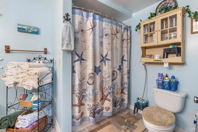 106 Catlett Ct, Moneta, VA 24121 - full bathroom featuring a shower with shower curtain and tile patterned floors