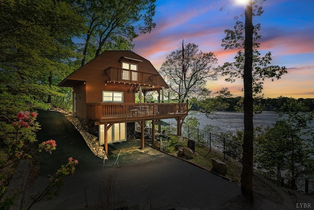 106 Catlett Ct, Moneta, VA 24121 - dock with a deck with water view