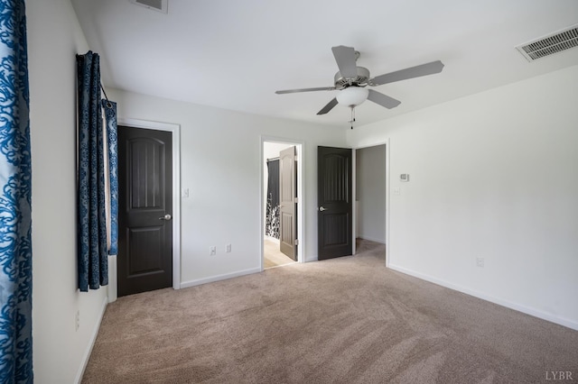1057 Casley Way, Forest, VA 24551 - unfurnished bedroom featuring carpet, ceiling fan, and ensuite bathroom