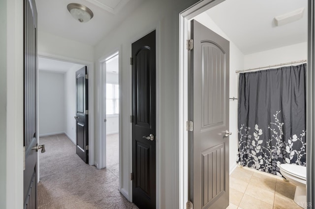 1057 Casley Way, Forest, VA 24551 - hallway with carpet floors and baseboards