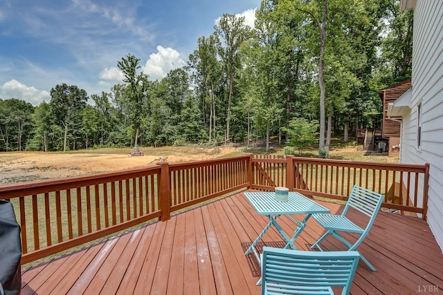 1529 Bateman Bridge Rd, Forest, VA 24551 - view of wooden deck