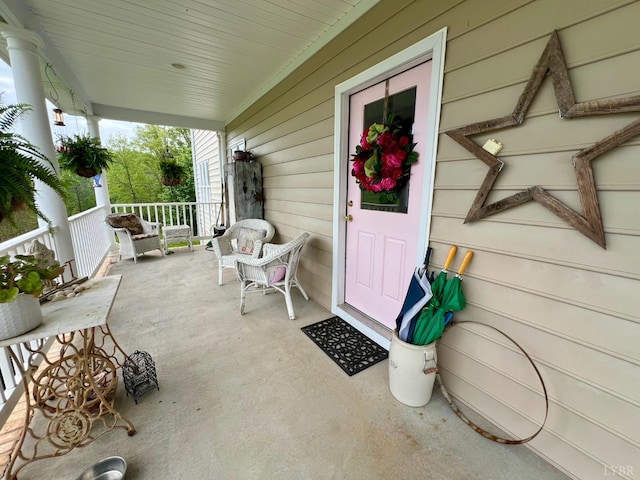 216 Burford Farm Rd, Monroe, VA 24574 - property entrance featuring covered porch