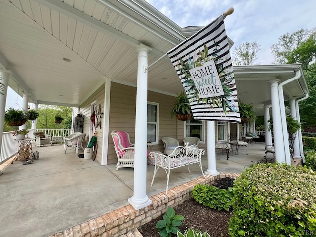 216 Burford Farm Rd, Monroe, VA 24574 - view of porch