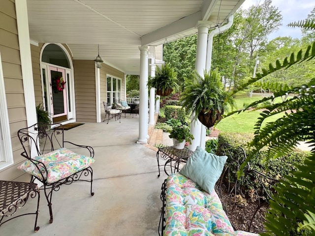 216 Burford Farm Rd, Monroe, VA 24574 - view of porch