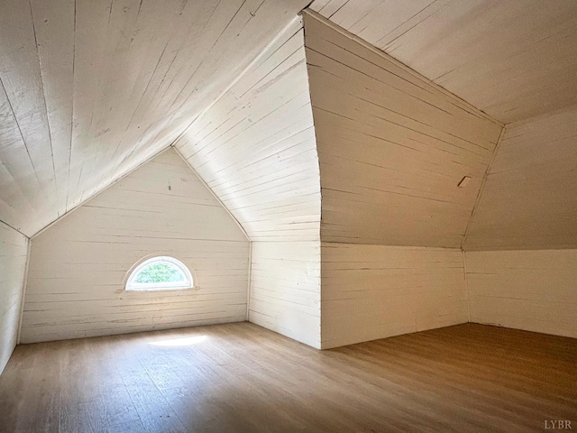 850 Rivermont Ave, Lynchburg, VA 24504 - bonus room featuring wood finished floors, lofted ceiling, and wooden walls