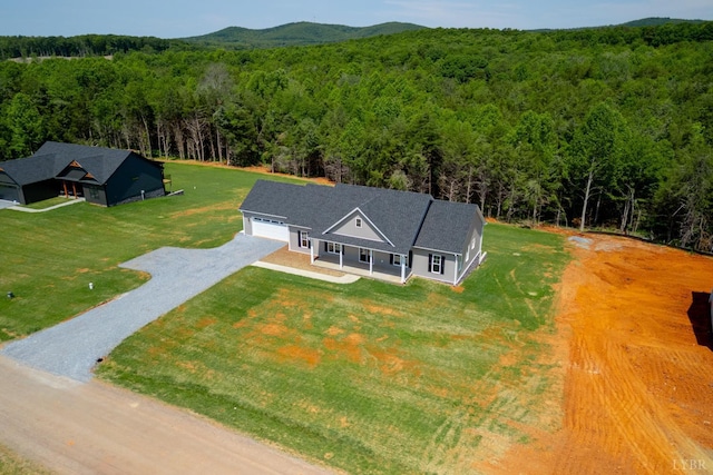 243 Pebble Rd, Rustburg, VA 24588 - view from above of property featuring a forest