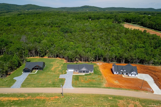 243 Pebble Rd, Rustburg, VA 24588 - bird's eye view of a heavily wooded area