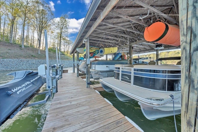 231 Mountain Cove Dr Unit 5, Hardy, VA 24101 - dock with boat lift