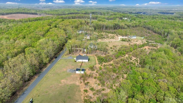 1400 Mountain Cut Rd, Appomattox, VA 24522 - bird's eye view featuring a wooded view