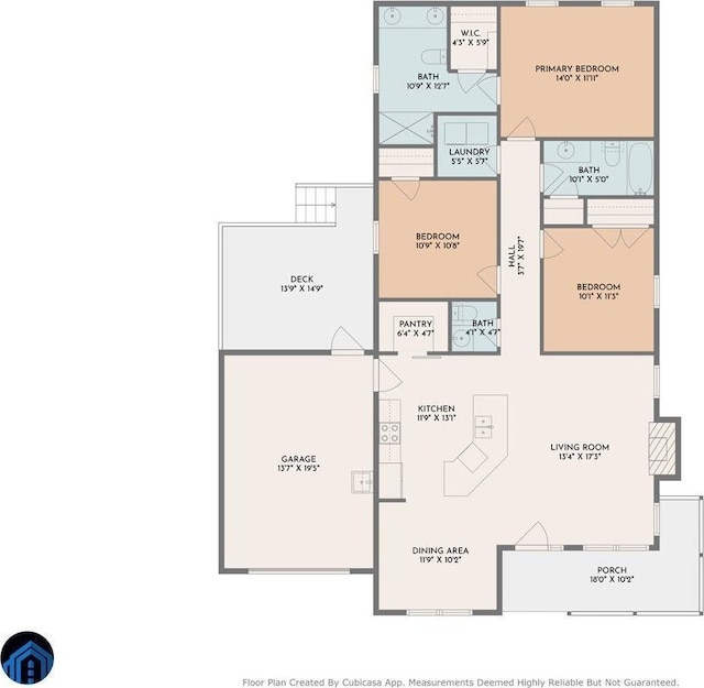 1400 Mountain Cut Rd, Appomattox, VA 24522 - floor plan