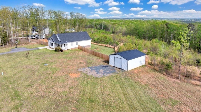 1400 Mountain Cut Rd, Appomattox, VA 24522 - bird's eye view with a view of trees