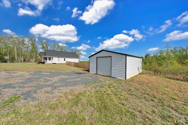 1400 Mountain Cut Rd, Appomattox, VA 24522 - exterior space featuring an outbuilding and fence