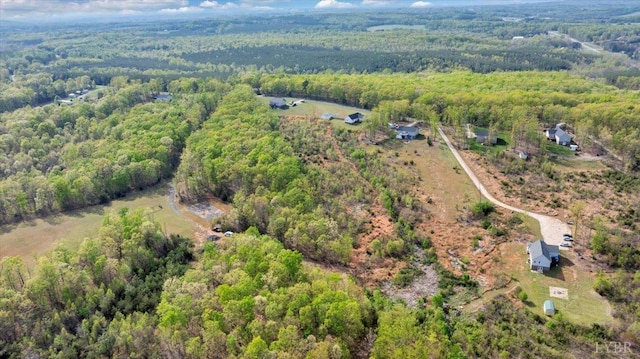 1400 Mountain Cut Rd, Appomattox, VA 24522 - bird's eye view featuring a wooded view