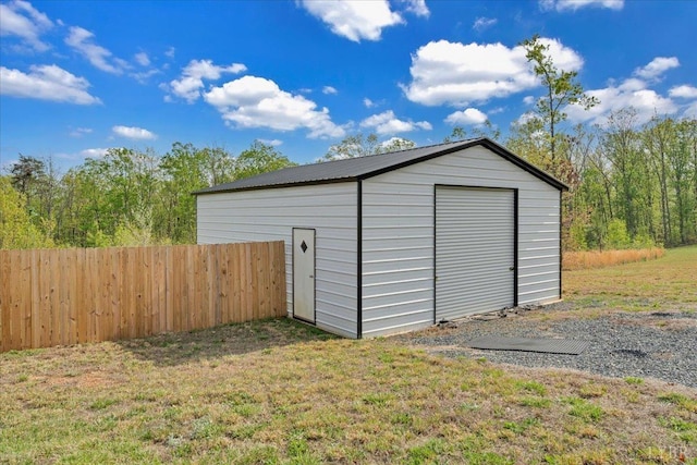 1400 Mountain Cut Rd, Appomattox, VA 24522 - garage featuring fence