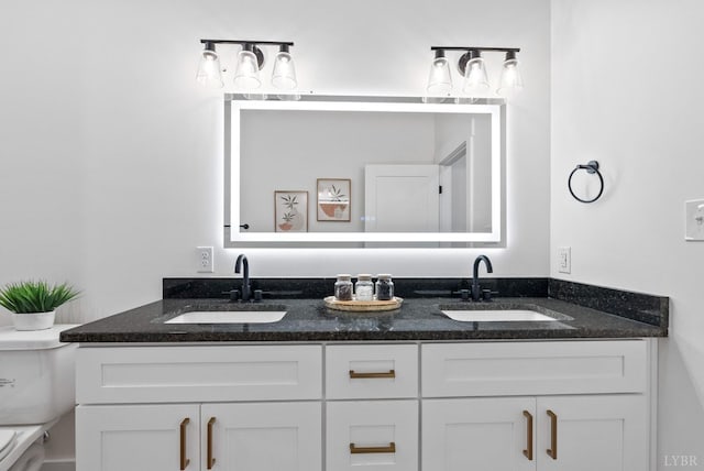 3494 Double Bridges Rd Lot 8, Spout Spring, VA 24593 - full bathroom with toilet and double vanity