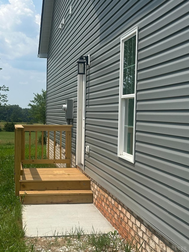 1493 Buck Creek Rd, Appomattox, VA 24522 - view of wooden deck