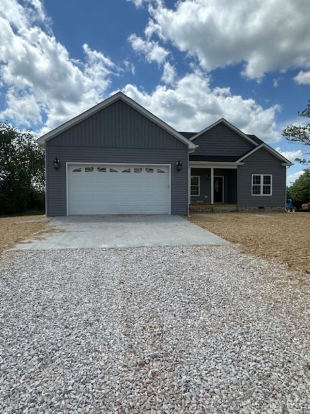 1493 Buck Creek Rd, Appomattox, VA 24522 - view of front of property with driveway and a garage