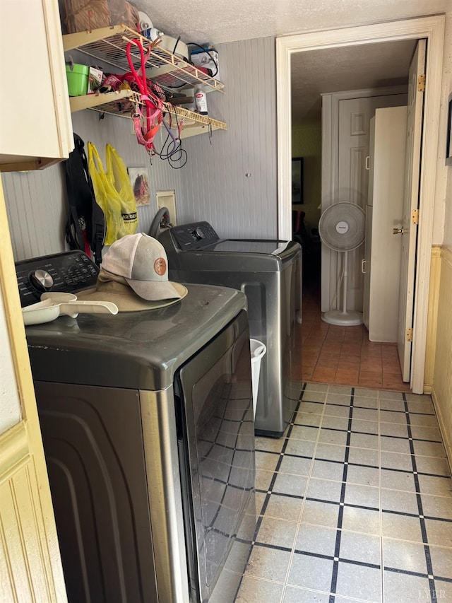 202 Stallion Way, Amherst, VA 24521 - laundry room with independent washer and dryer, cabinet space, and light tile patterned floors