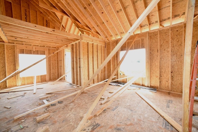 1 Wells Rd, Bedford, VA 24523 - unfinished attic with a healthy amount of sunlight
