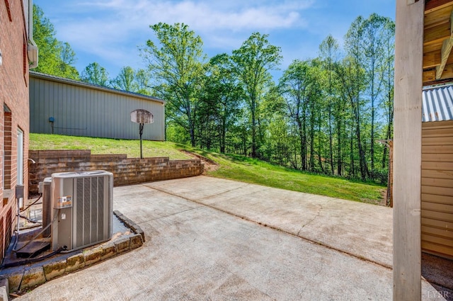 1132 Bancroft, Goode, VA 24556 - view of patio with central AC unit