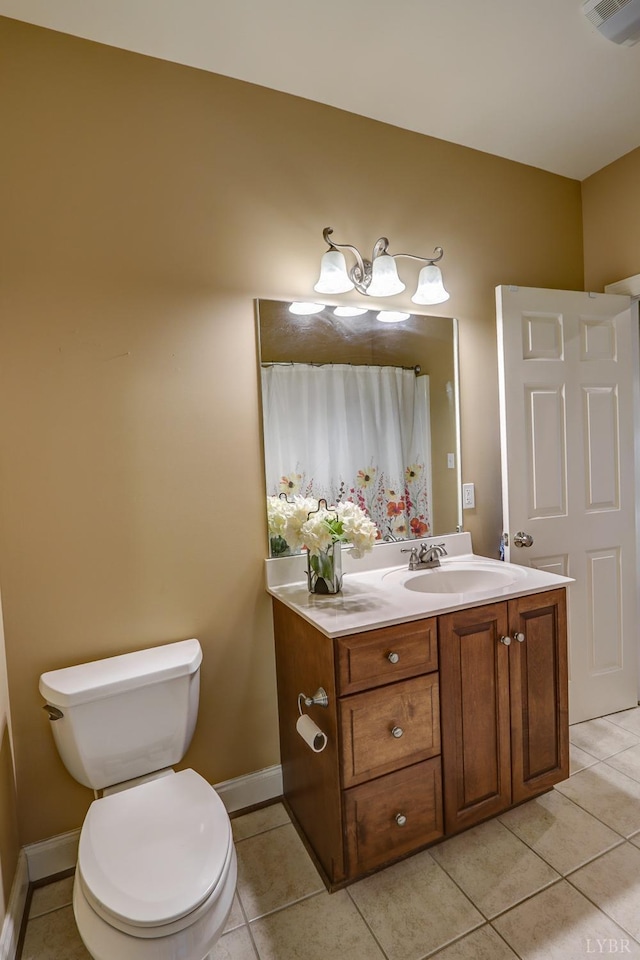 107 Emory Way, Amherst, VA 24521 - full bathroom with vanity, toilet, and tile patterned floors