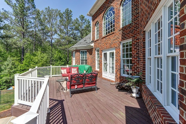 107 Emory Way, Amherst, VA 24521 - deck with an outdoor hangout area