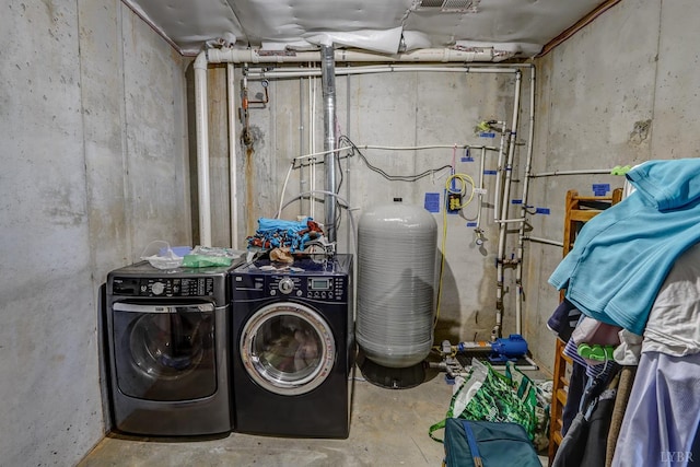 107 Emory Way, Amherst, VA 24521 - washroom featuring washing machine and clothes dryer and laundry area