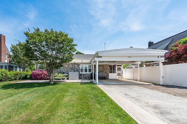 4369 Fort Ave, Lynchburg, VA 24502 - view of front of house featuring driveway and a carport