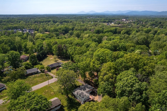1206 Cedar Hill Dr, Lynchburg, VA 24502 - drone / aerial view of a heavily wooded area