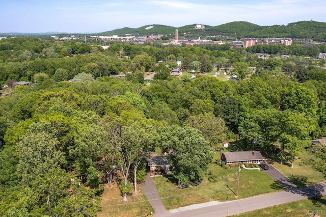 1206 Cedar Hill Dr, Lynchburg, VA 24502 - bird's eye view of a mountain backdrop