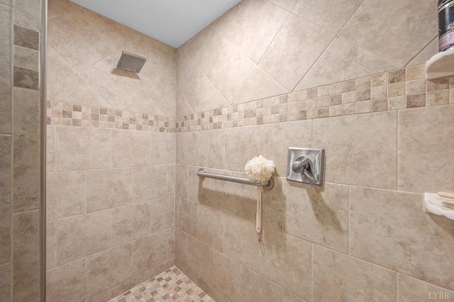1206 Cedar Hill Dr, Lynchburg, VA 24502 - bathroom with a tile shower