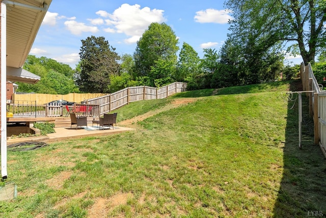 4600 Greenwood Dr, Lynchburg, VA 24502 - view of yard with a patio and a wooden deck