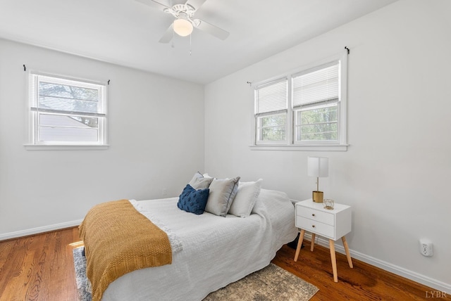 4600 Greenwood Dr, Lynchburg, VA 24502 - bedroom with multiple windows, baseboards, and wood finished floors
