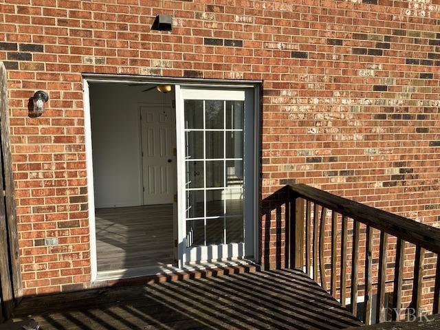 202 Rustwood Ct, Rustburg, VA 24588 - doorway to property with brick siding