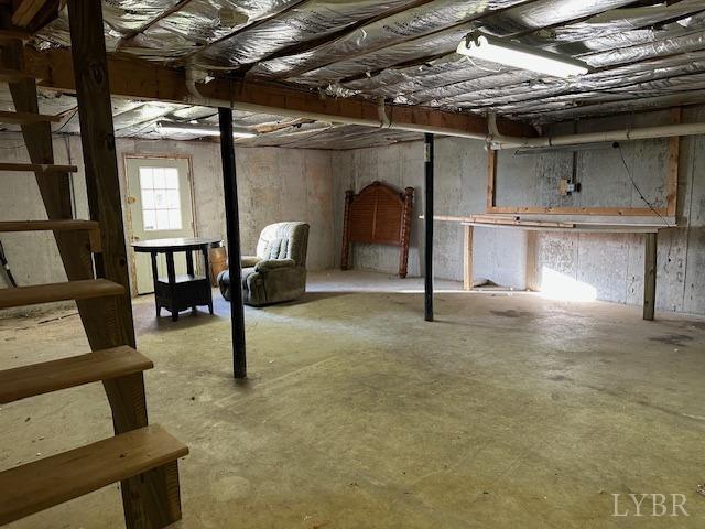 202 Rustwood Ct, Rustburg, VA 24588 - view of below grade area