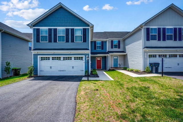 2641 Confederate Ave, Lynchburg, VA 24501 - view of front facade with driveway, a front yard, and a garage