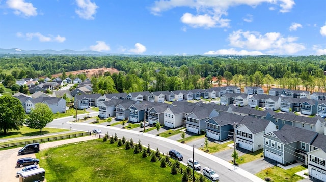 2641 Confederate Ave, Lynchburg, VA 24501 - aerial perspective of suburban area with a heavily wooded area