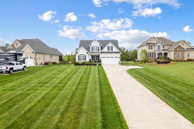 1205 Bradford Crossing Pl, Goode, VA 24556 - view of front of property with an attached garage, driveway, and a front yard