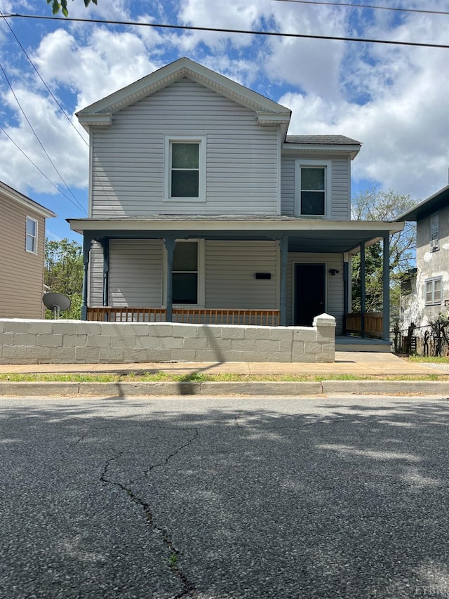 1603 Taylor St, Lynchburg, VA 24504 - view of front of home with a porch