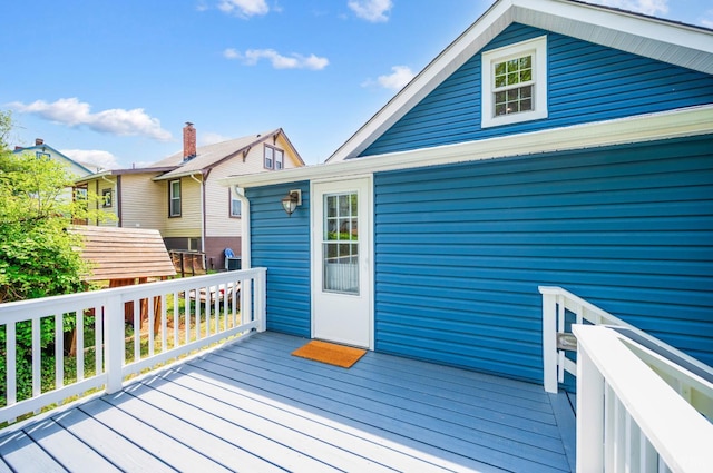 730 Stuart St, Lynchburg, VA 24501 - view of wooden terrace