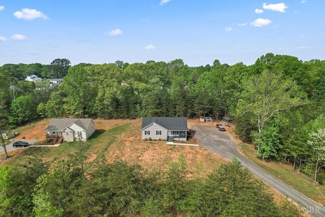 208 Samson Way, Madison Heights, VA 24572 - aerial view of property and surrounding area with a forest