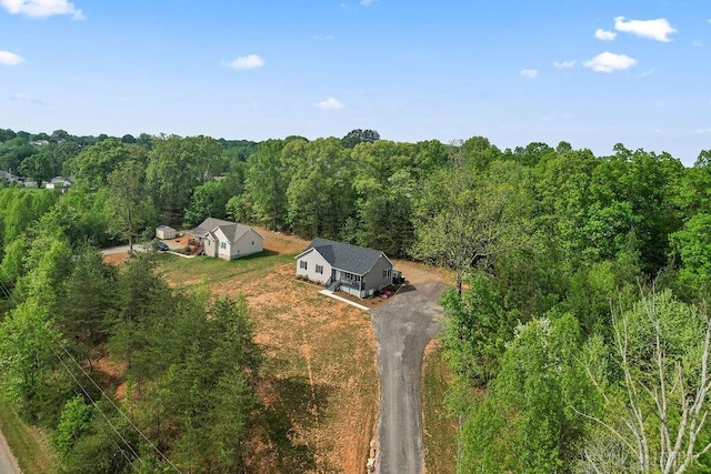 208 Samson Way, Madison Heights, VA 24572 - view from above of property featuring a heavily wooded area